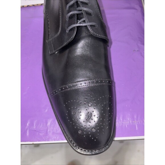 Johnston & Murphy Ellsworth Cap Toe Made in Italy‎ Blk Calfskin Leather 11.5M main image 9